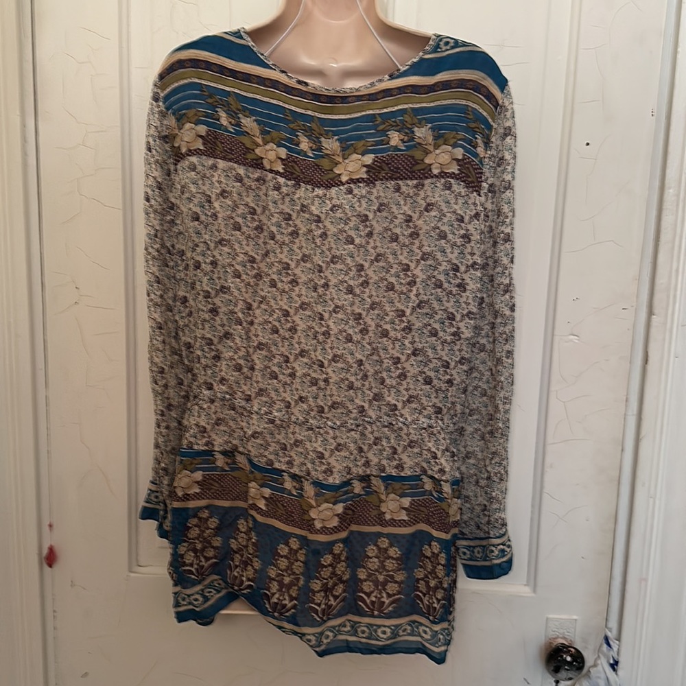 Lucky brand blouse XL - Picture 2 of 3